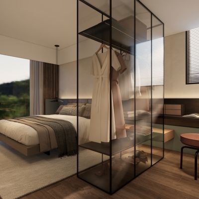 现代意式家居卧室