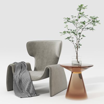 休闲椅边几组合