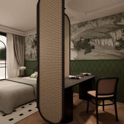 现代意式家居卧室