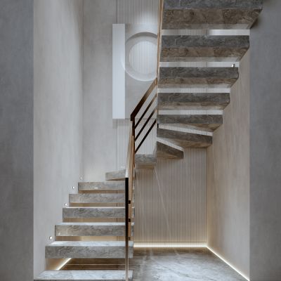 现代家居楼梯间