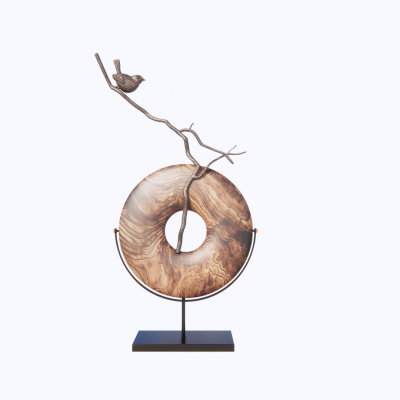 室内禅意摆件组合SU模型