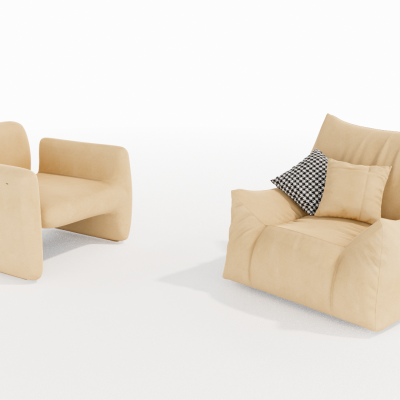 现代懒人沙发 单人沙发