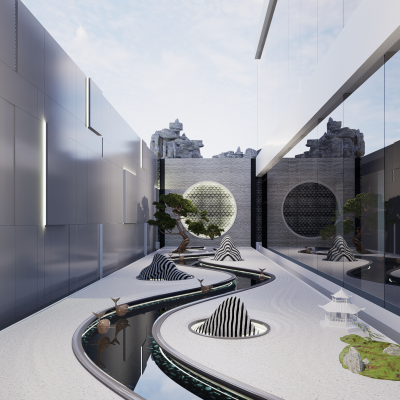 日式庭院 别墅花园