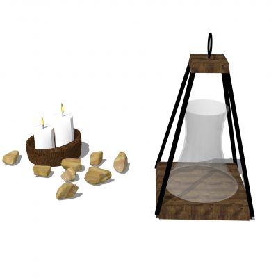 烛台灯马灯风灯组合