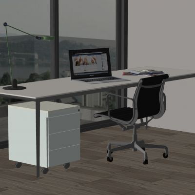 现代办公桌椅  会议室  办公区 办公室