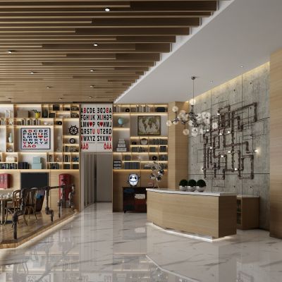 前台 水吧台 咨询台