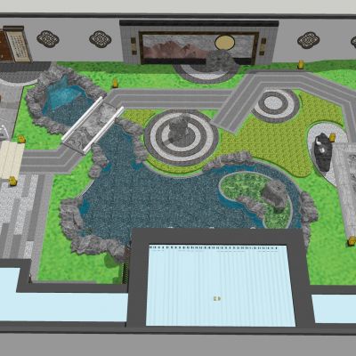 日式庭院 别墅花园