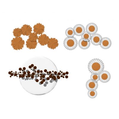 新中式墙面装饰小品