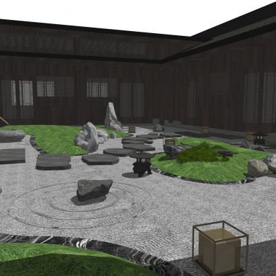 日式庭院 别墅花园