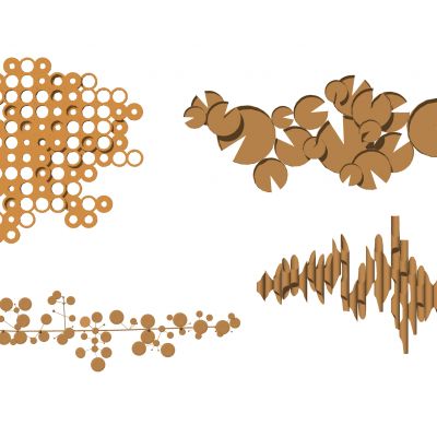 新中式墙面装饰小品