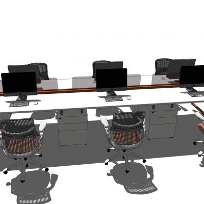 现代办公桌椅  会议室  办公区 办公室