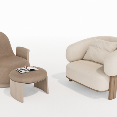 现代懒人沙发 单人沙发