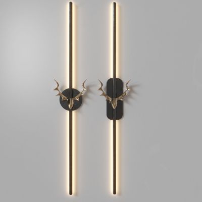 现代长条形壁灯