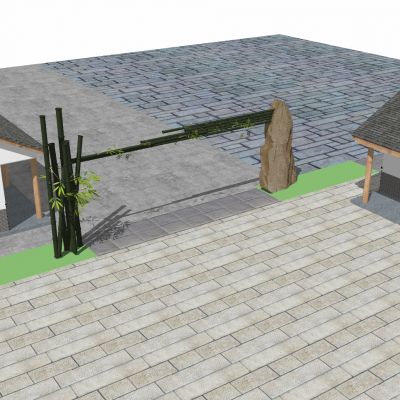 农具农家乐小品