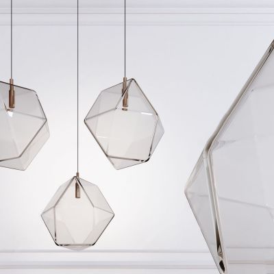 现代不规则几何吊灯
