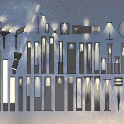 现代星星灯、生态景观灯、草坪灯、竹筒灯、木桩灯、植物灯、蒲公英灯具、庭院灯、特色灯具
