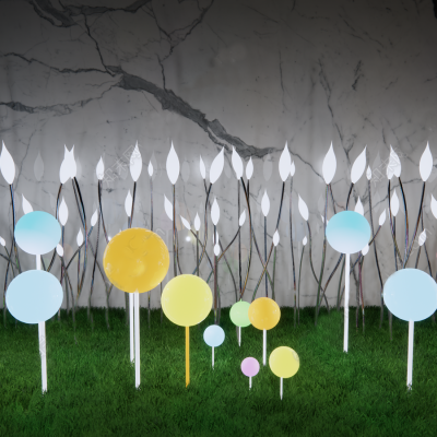 现代星星灯、生态景观灯、草坪灯、竹筒灯、木桩灯、植物灯、蒲公英灯具、庭院灯、特色灯具