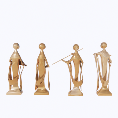 室内禅意摆件组合SU模型