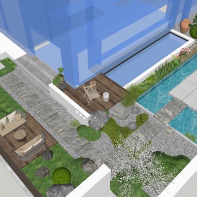 日式庭院 别墅花园