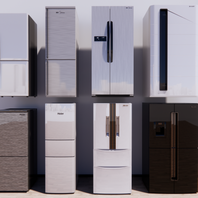 现代电器组合 冰箱