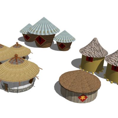 农具农家乐小品