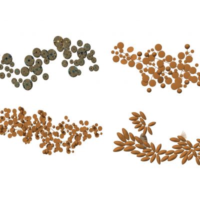 新中式墙面装饰小品