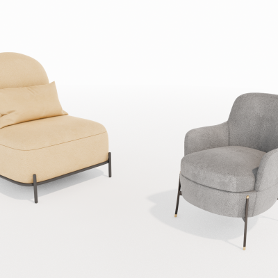 现代懒人沙发 单人沙发