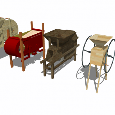 农具农家乐小品