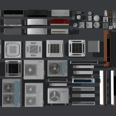 现代电器组合 空调 风机