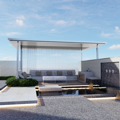 现代庭院景观 别墅庭院