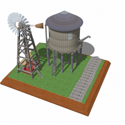 农具农家乐小品