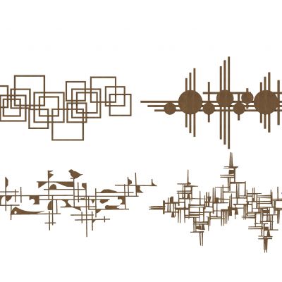 新中式墙面装饰小品
