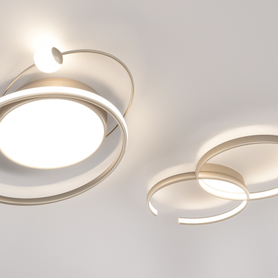 现代吸顶灯组合