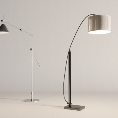 现代落地灯组合