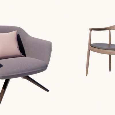 现代单人椅 休闲椅