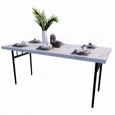 现代室内餐桌餐椅SU