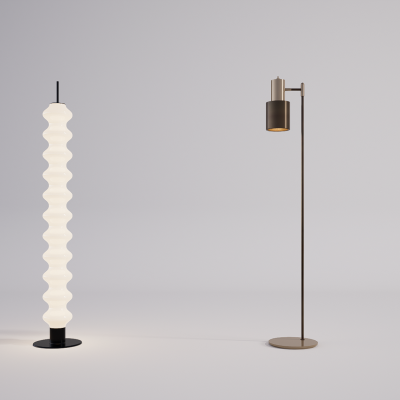 现代落地灯组合