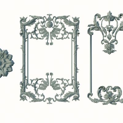 欧式法式 雕花 构件