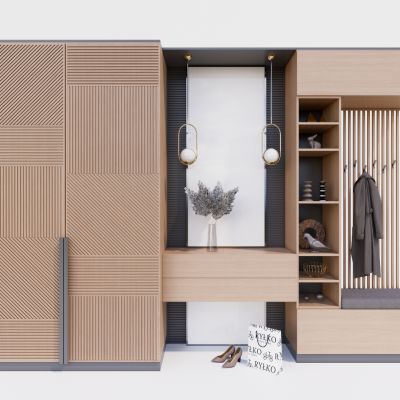 现代鞋柜 玄关柜 储物柜