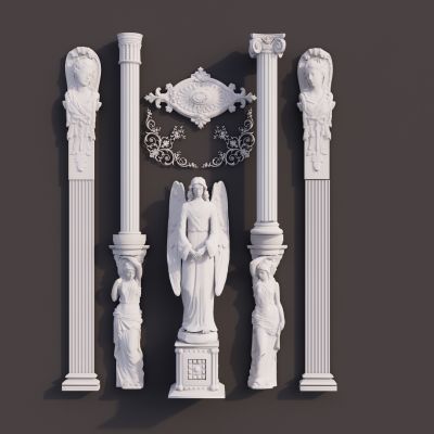 欧式法式雕花 构件