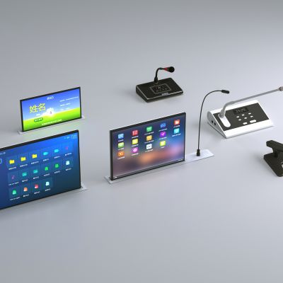 升级屏一体机_电子名牌_话筒