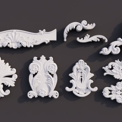 欧式法式 雕花 构件