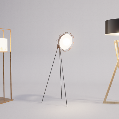 现代落地灯组合