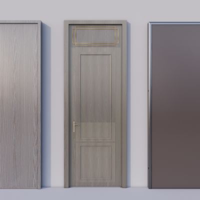 现代单开门 卧室门