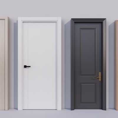 现代单开门 卧室门