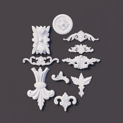欧式法式 雕花 构件