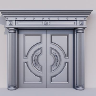 现代中式铜门  大门 入户门 防盗门