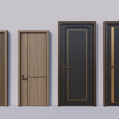 现代单开门 卧室门