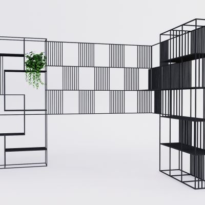 现代组合架 花架 书架