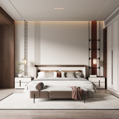 新中式卧室